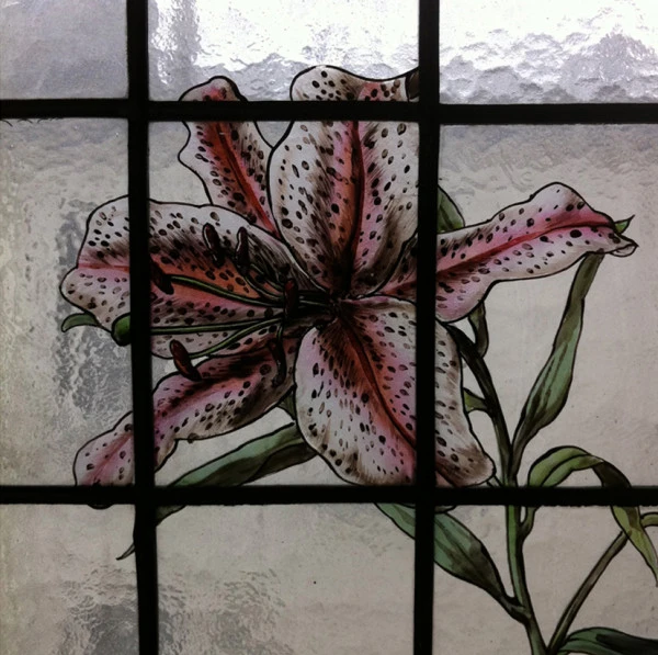 9 Floral Restauration vitraux cage d'escalier Paris VIème